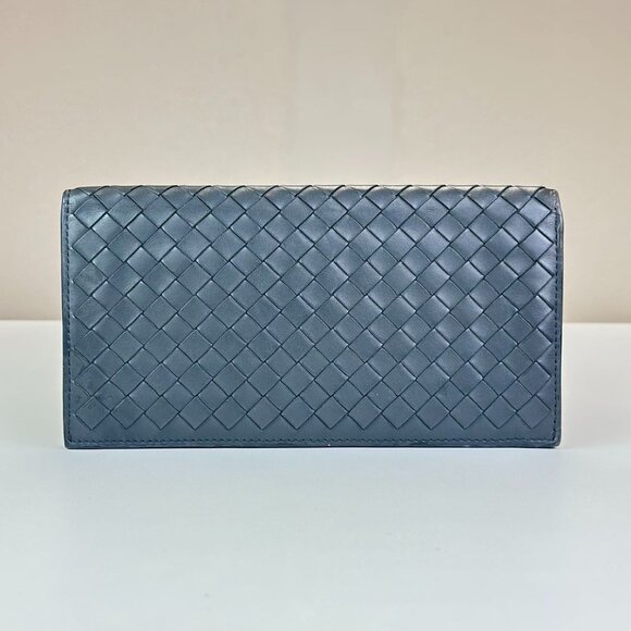 Bottega Veneta Handbags - Bottega Veneta Black Leather Wallet